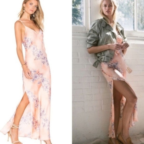 Free People Dresses & Skirts - NEW Free People Cassie Floral Maxi Slip Dress